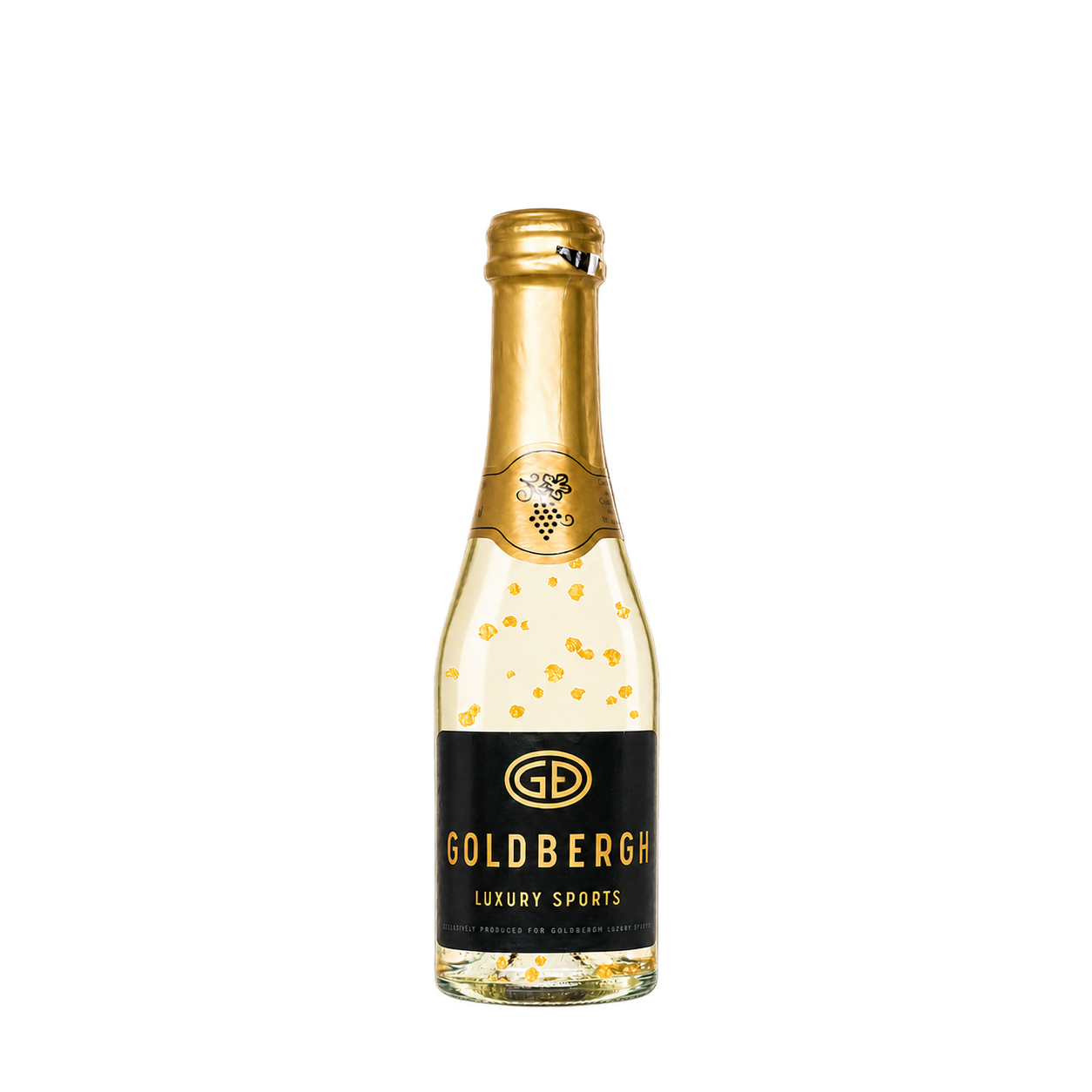 Water Concepts - Flesje Secco Gold wijn met logo en etiket