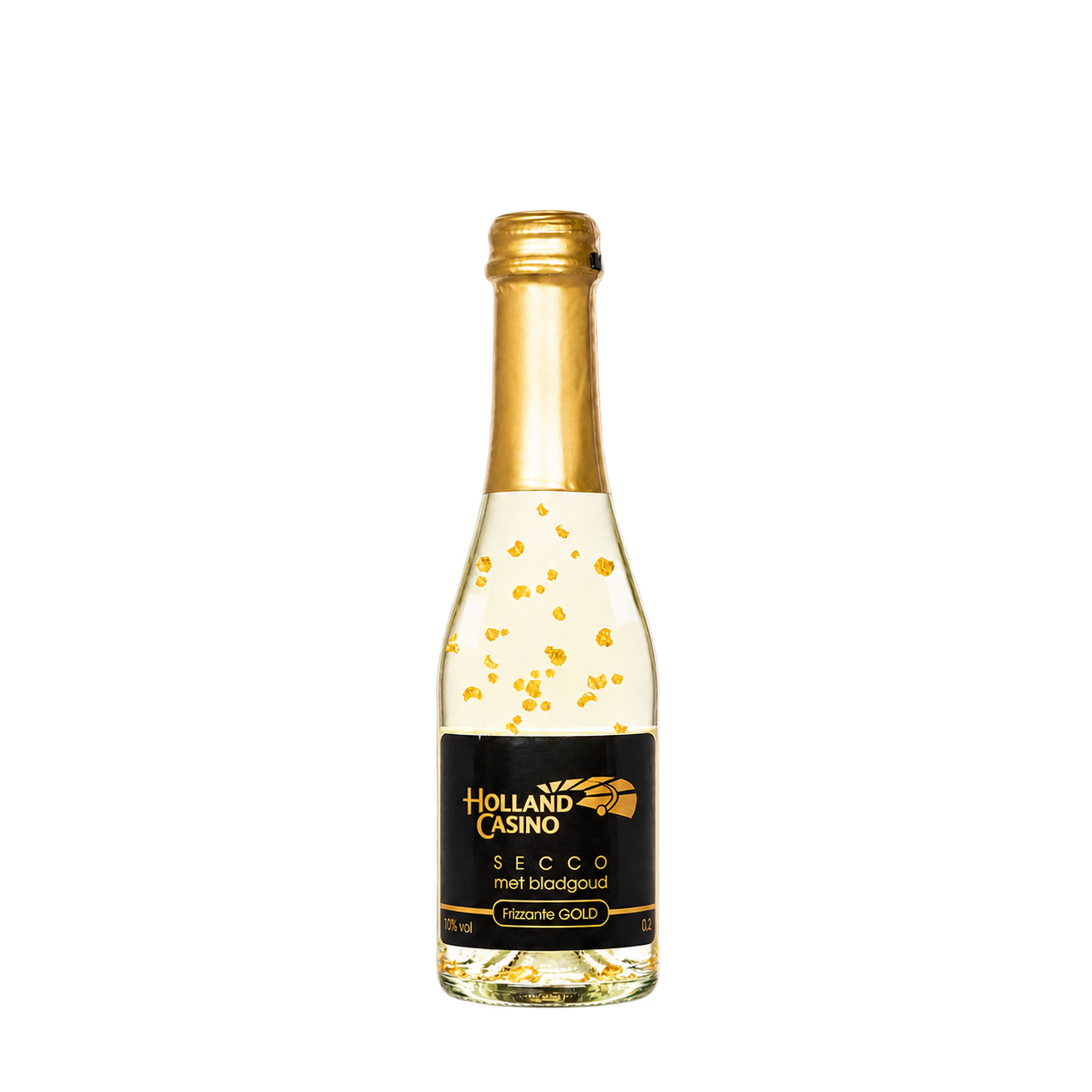 Water Concepts - Flesje Secco Gold wijn met logo en etiket