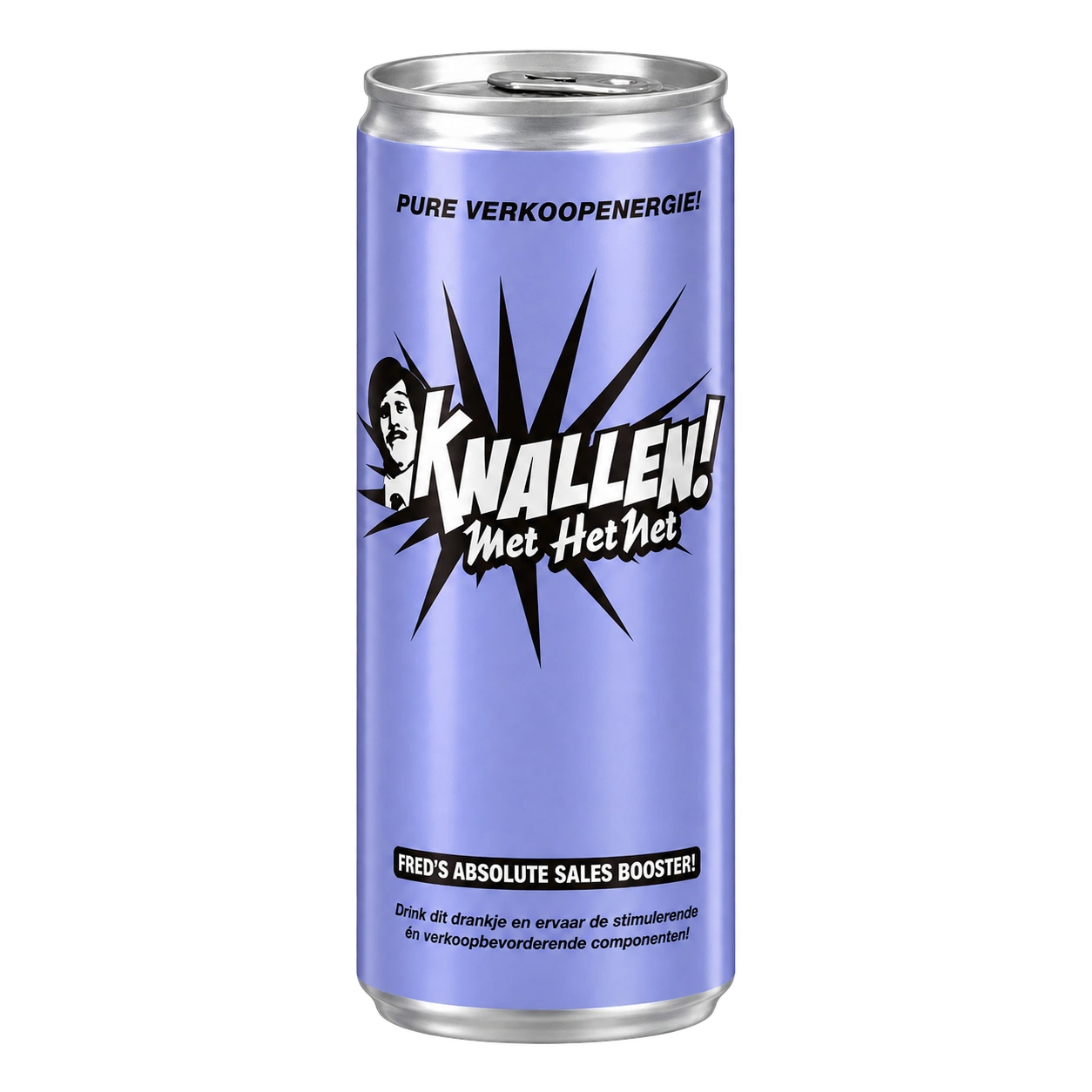 Water Concepts - Blikje Energy Drink met logo en etiket