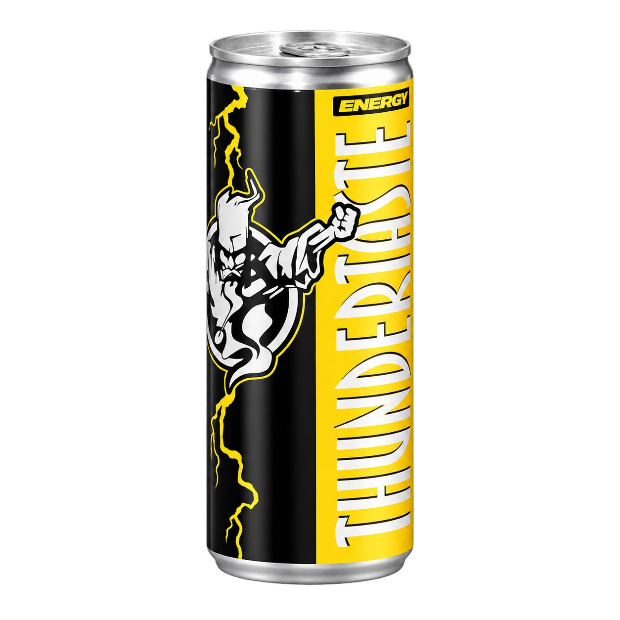 Water Concepts - Can of sugar-free Energy Drink with logo and label