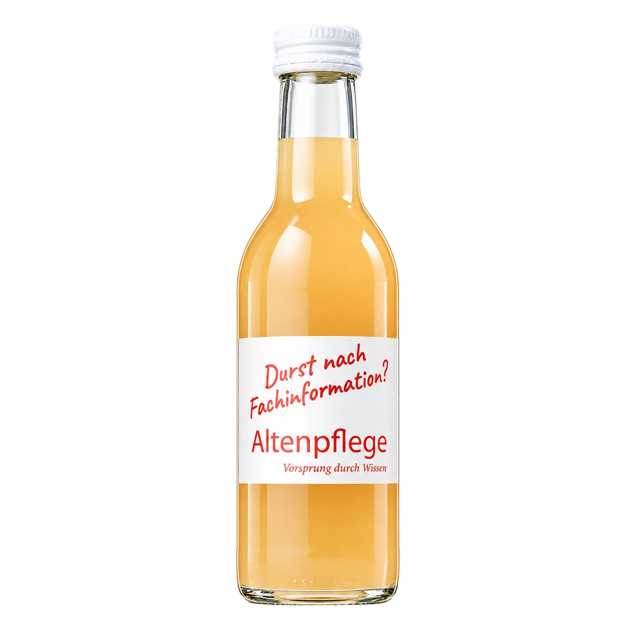 Water Concepts - Flesje Appelsap met logo en etiket