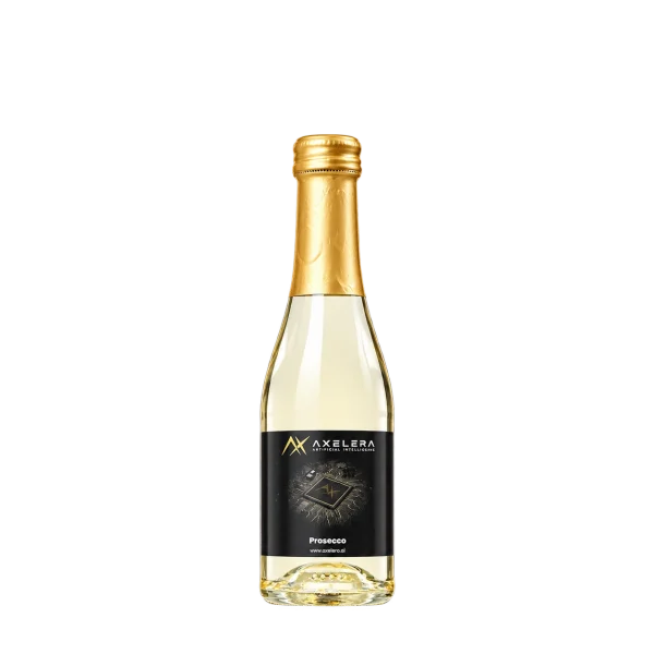 Water Concepts - Fles Secco Vino Frizzante alcoholvrije wijn met logo en etiket