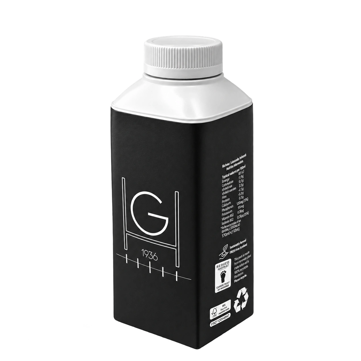 Water Concepts - kartonnen flesje water met logo en bedrukking