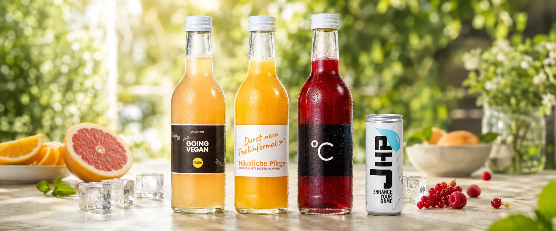 Water Concepts - Dranken met eigen logo en etiket