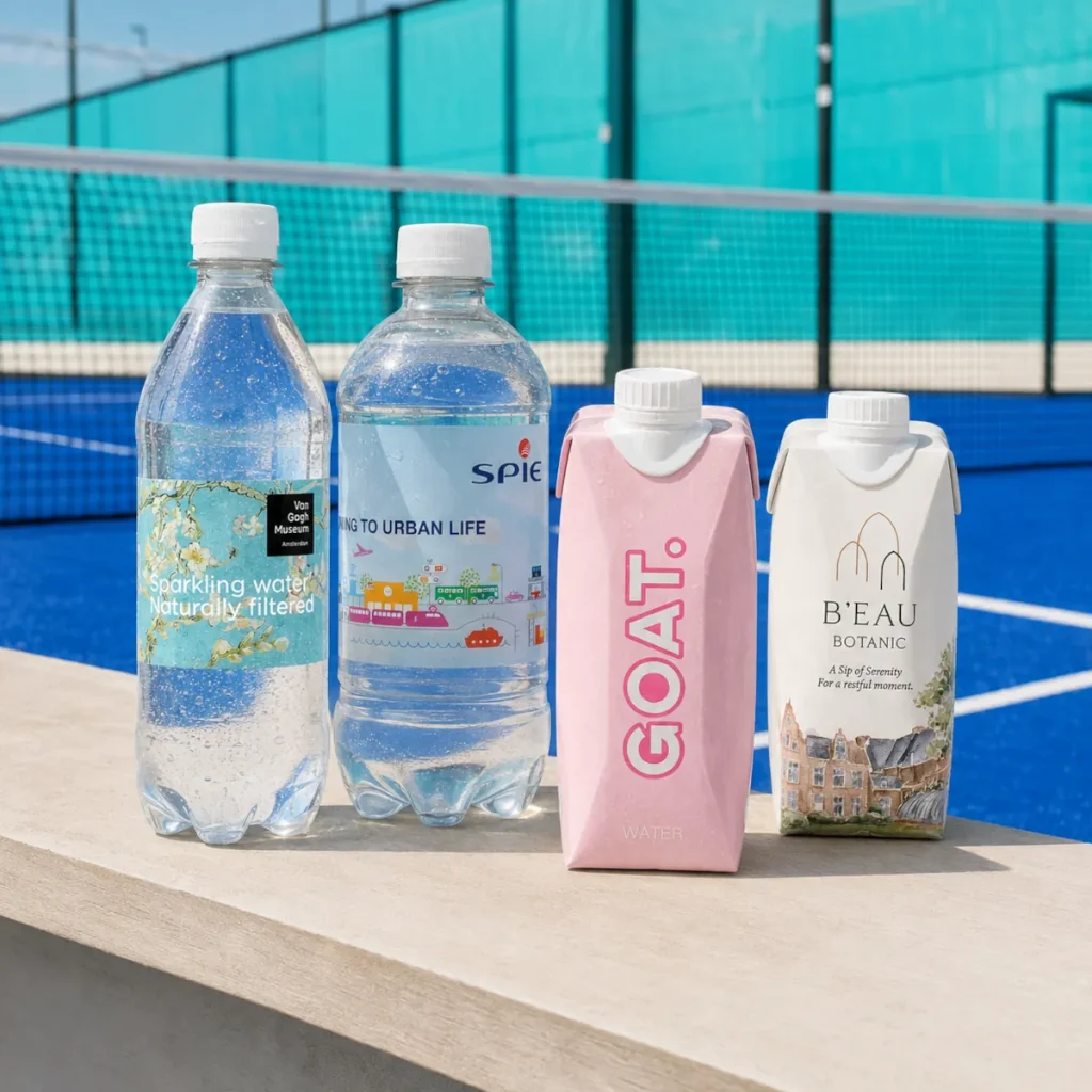 Water Concepts – Flesjes water met eigen etiket
