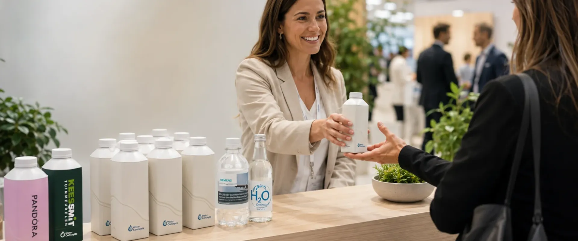 Water Concepts - Dranken met eigen logo en etiket